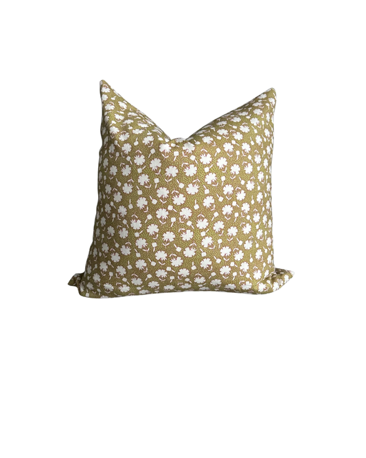 Olive & Pink Smallscale Print