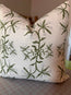 20”x20” Pillow Cover in Kerry Joyce Best Buds w/ solid light blue back