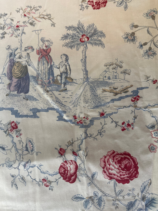 Zoffany Emperors Musician  Indigo Fabric