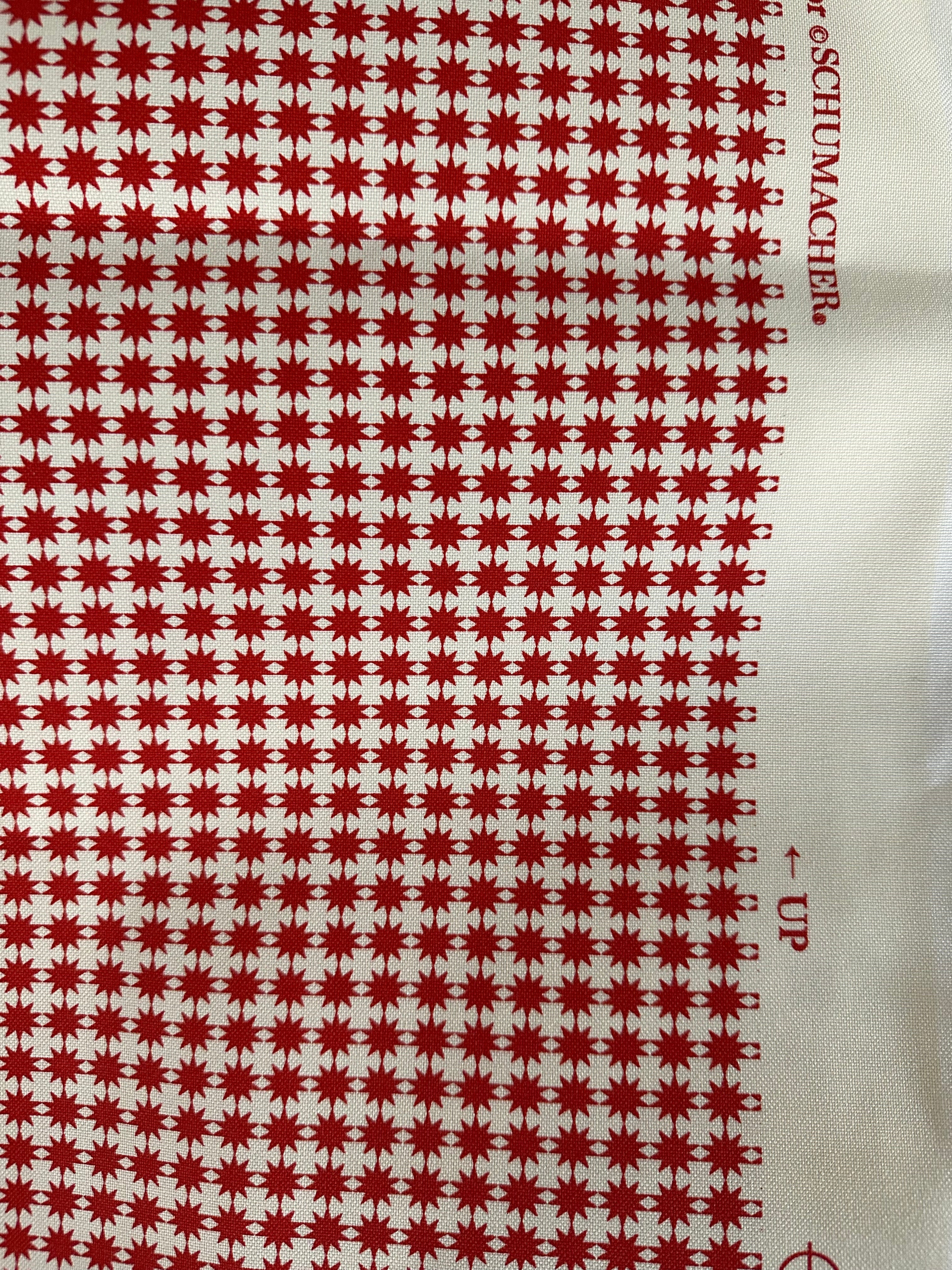 Schumacher Stella in Red fabric