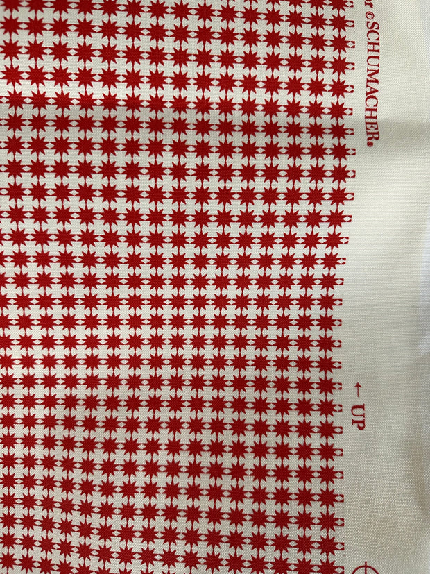 Schumacher Stella in Red fabric