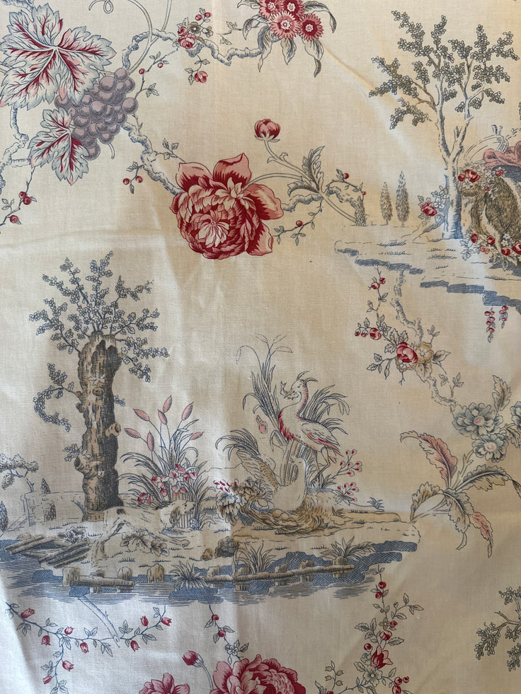 Zoffany Emperors Musician  Indigo Fabric