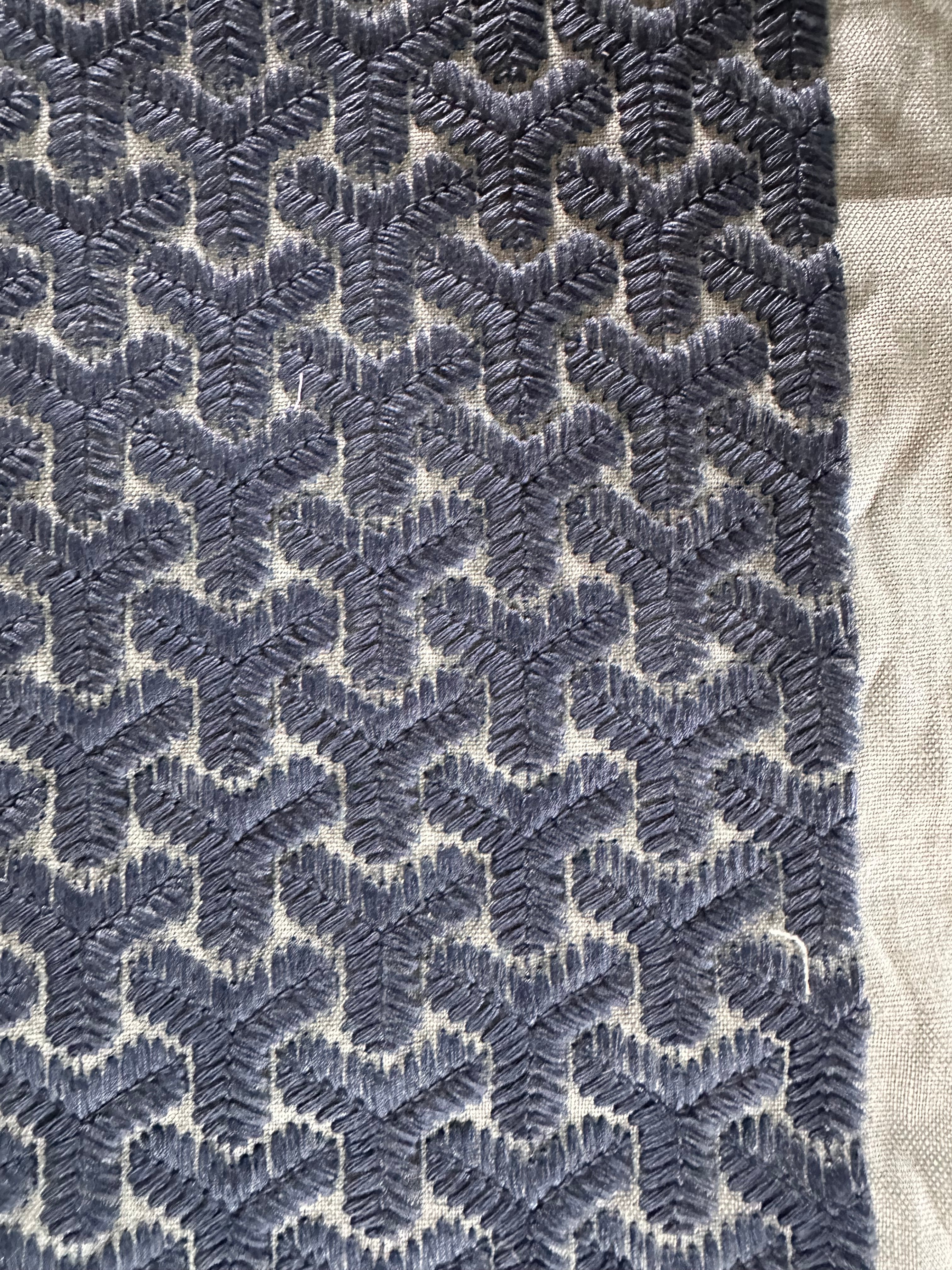 Lee Jofa Modern David Hicks Chengtudoor Embroidered