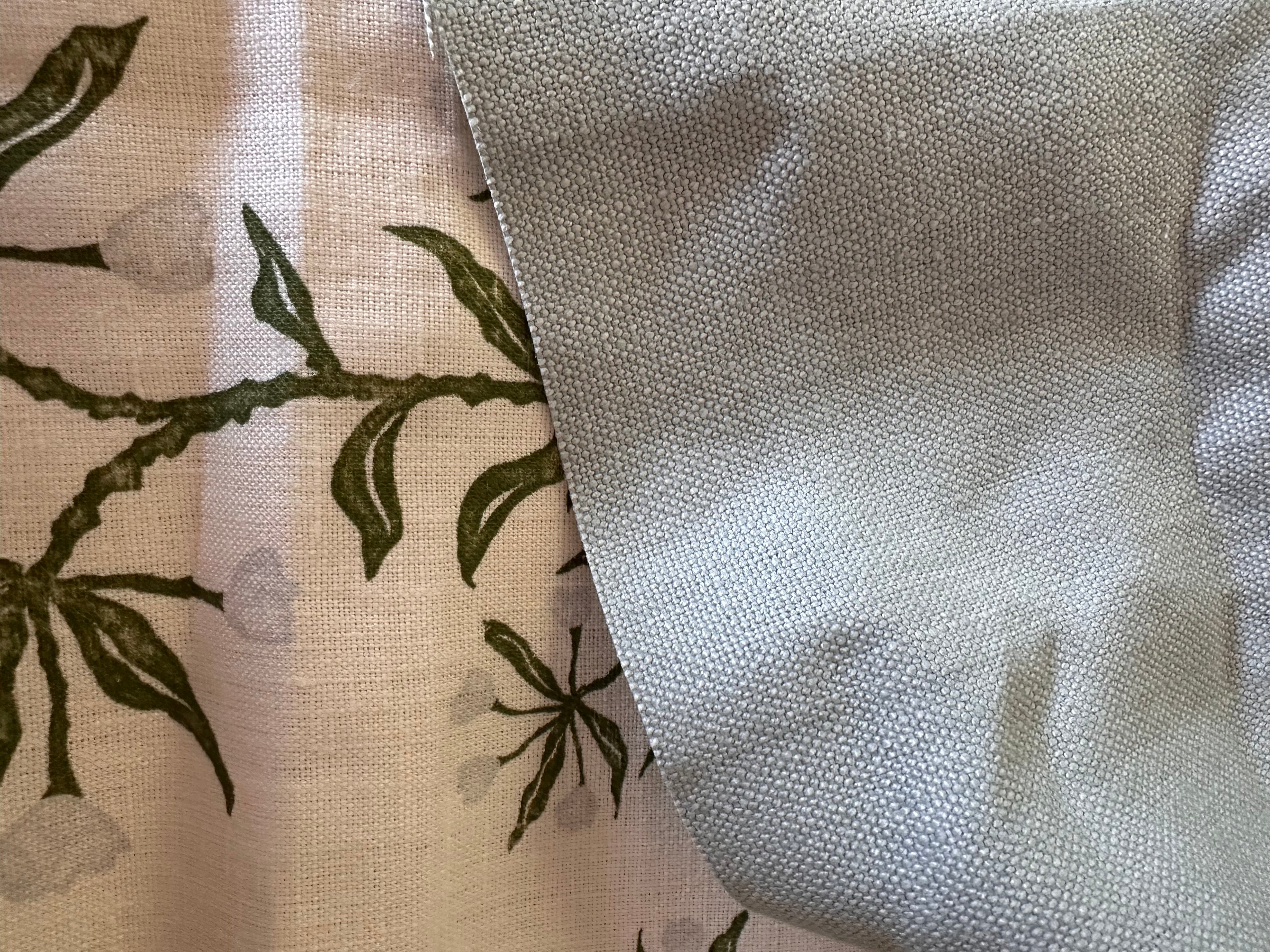20”x20” Pillow Cover in Kerry Joyce Best Buds w/ solid light blue back