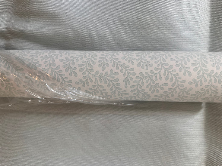 1 Roll Colefax & Fowler Rushmere Wallpaper in Aqua-11 yards