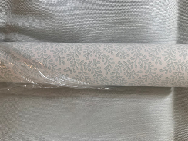 1 Roll Colefax & Fowler Rushmere Wallpaper in Aqua-11 yards