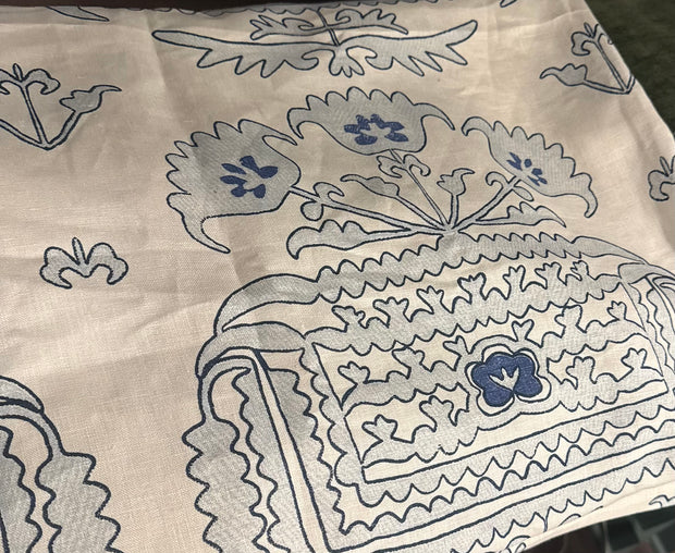 Quadrille · Clementine Embroidery · Windsor Royal New Navy on Tint
