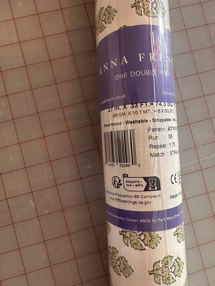 Anna French Julien Wallpaper roll 27" x 33 Feet