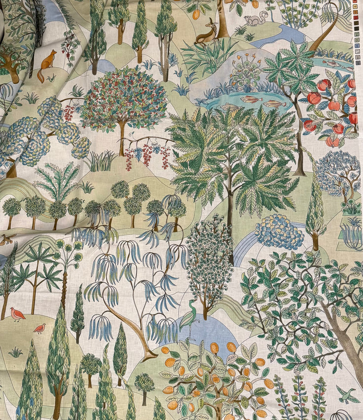 Brunschwig & Fils Folklore Print Meadow 31" + extra inches