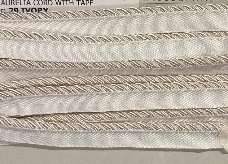Samuel & Sons Aurelia 1/4" Cord w/ Tape - 7 Yard Piece