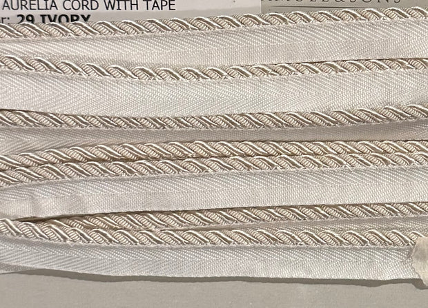 Samuel & Sons Aurelia 1/4" Cord w/ Tape - 7 Yard Piece