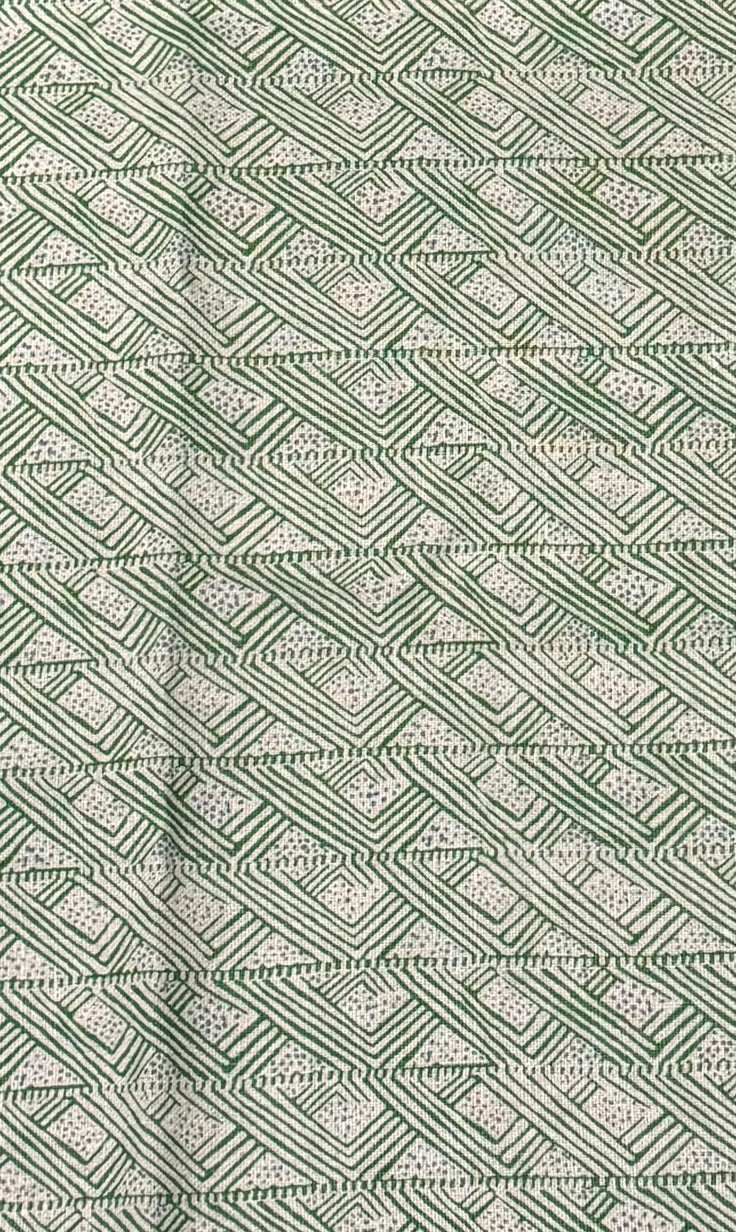 Christopher Farr Belge Fabric in Green--26" Piece