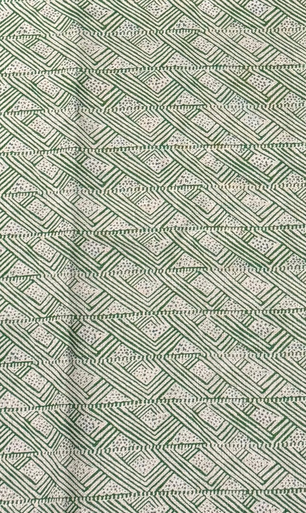 Christopher Farr Belge Fabric in Green--26" Piece