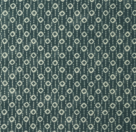 Chelsea Textiles - Raindrops in Indigo
