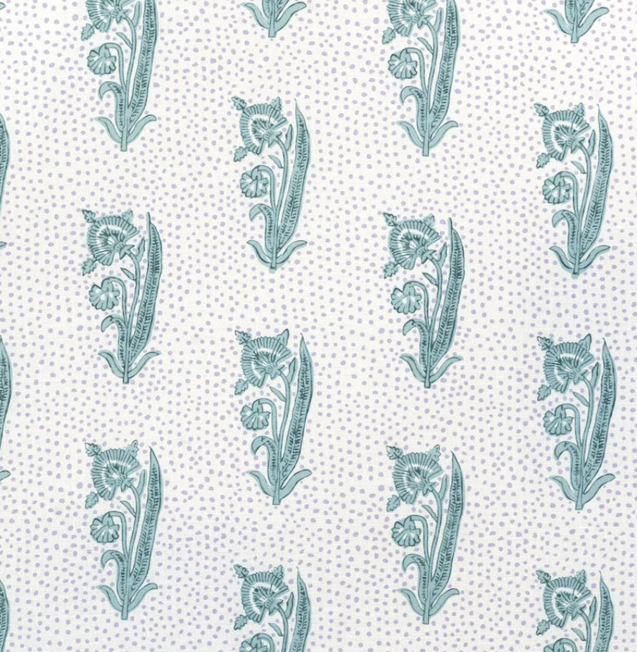 Lisa Fine · Kalindi Reverse · Teal · 1.5 yd