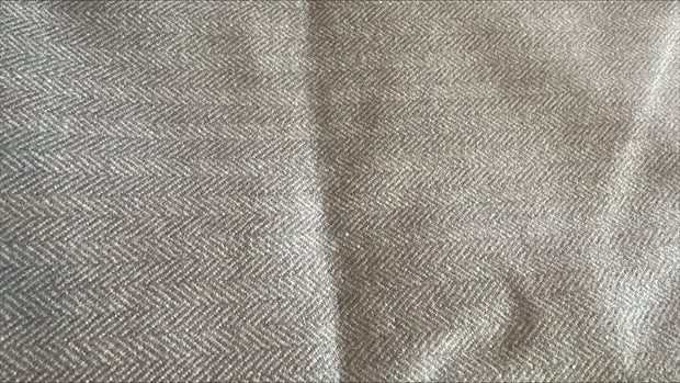 1 Yard Wool Herringbone in Lilac/Grey