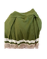 30" Round Table Skirt with Fringe Trim